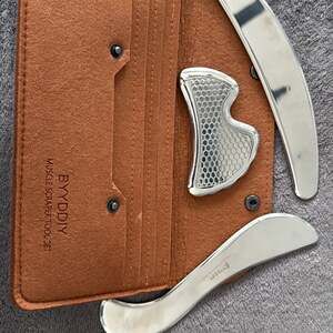 BYYDDIY 3-in-1 Stainless Steel Muscle Scraper Tool Set with Carrying Case